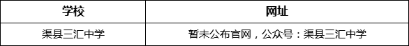 達(dá)州市渠縣三匯中學(xué)網(wǎng)址是什么？