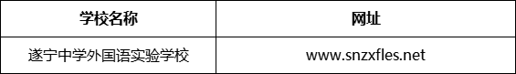 遂寧市遂寧中學(xué)外國語實(shí)驗(yàn)學(xué)校網(wǎng)址是什么？