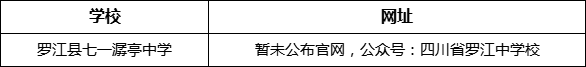 德陽市羅江縣七一潺亭中學網址是什么？