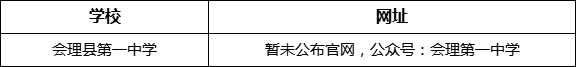 涼山州會理縣第一中學(xué)網(wǎng)址是什么？