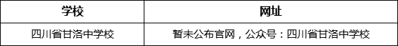 涼山州四川省甘洛中學(xué)校網(wǎng)址是什么？