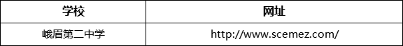 樂(lè)山市峨眉第二中學(xué)網(wǎng)址是什么？