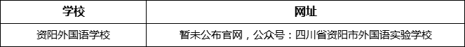 資陽(yáng)市資陽(yáng)外國(guó)語(yǔ)學(xué)校網(wǎng)址是什么？