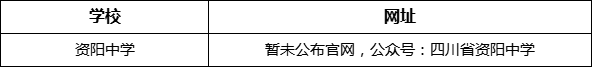 資陽市資陽中學(xué)網(wǎng)址是什么？