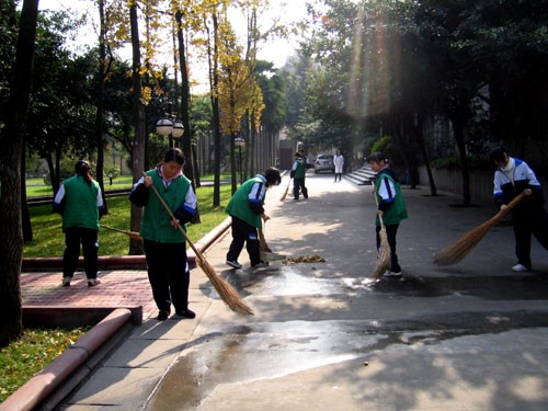 成都二十中學(xué)校園環(huán)境