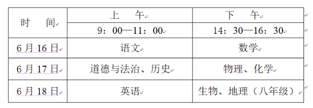 2022年廣安市會(huì)考時(shí)間安排情況